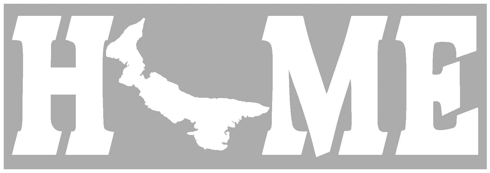 rectangular Sticker Prince Edward Island Bumper Sticker/Decal