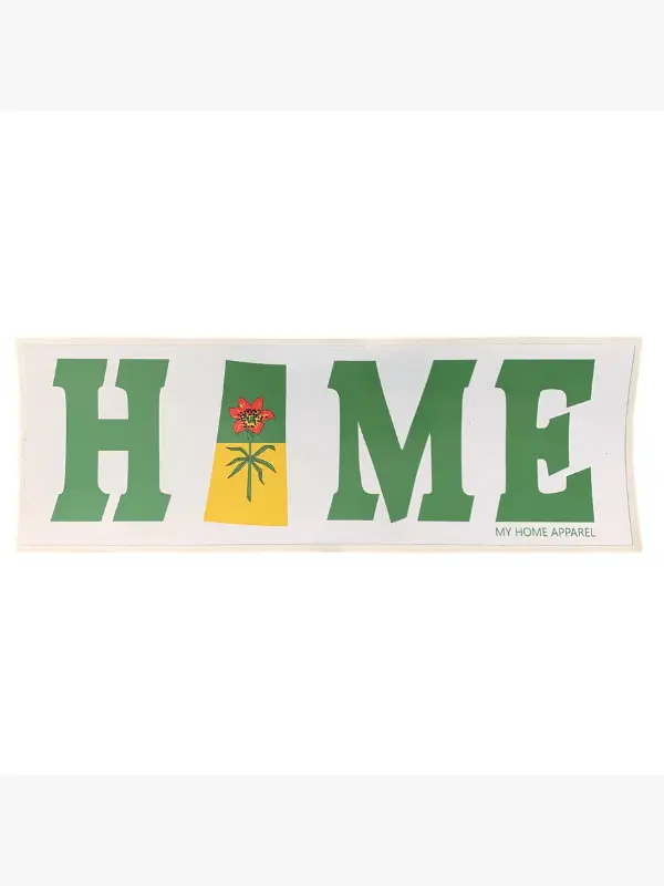 rectangular Sticker Saskatchewan Bumper Sticker/Decal