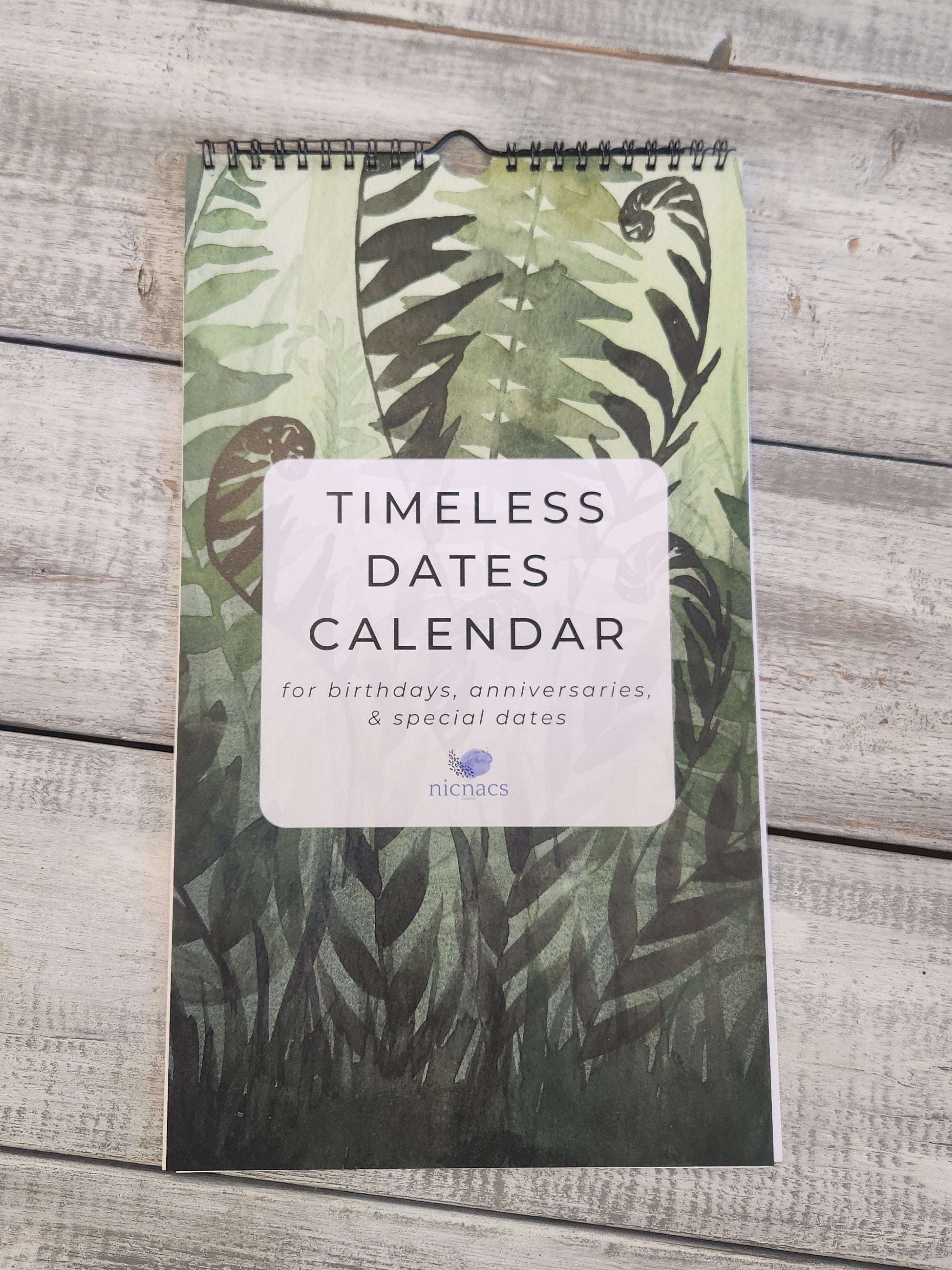 Timeless Dates Calendar