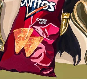 up close of Doritos bag