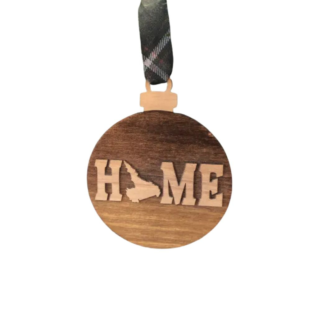 Newfoundland & Labrador Wooden "HOME" Ornaments