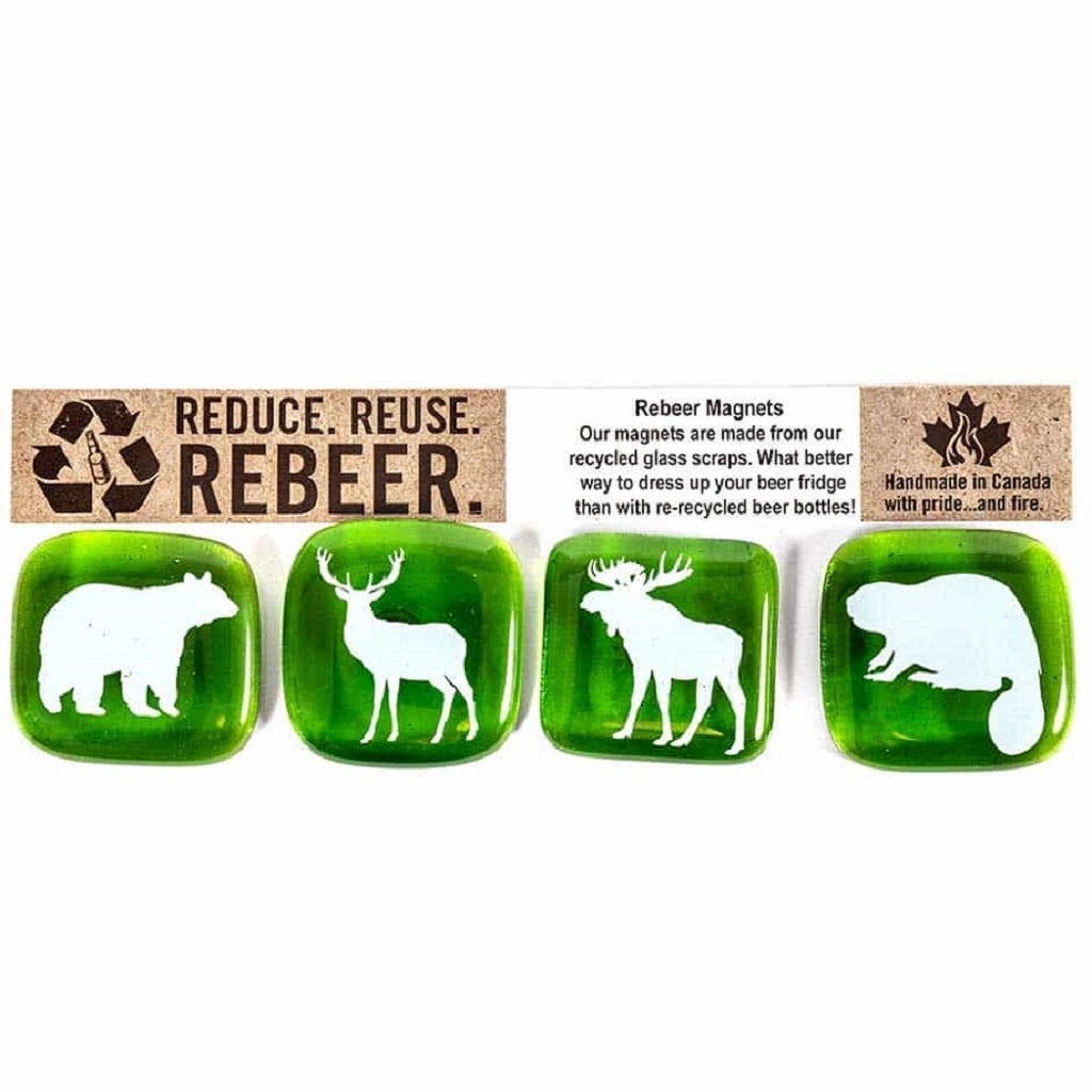  Accessory Animal / green Magnet Sets with white graphics