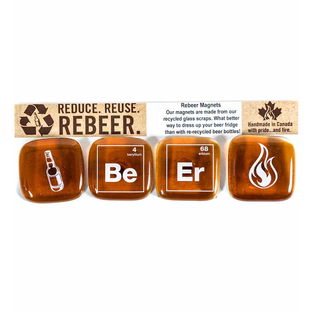  Accessory Element / brown Magnet Sets with white print and graphics