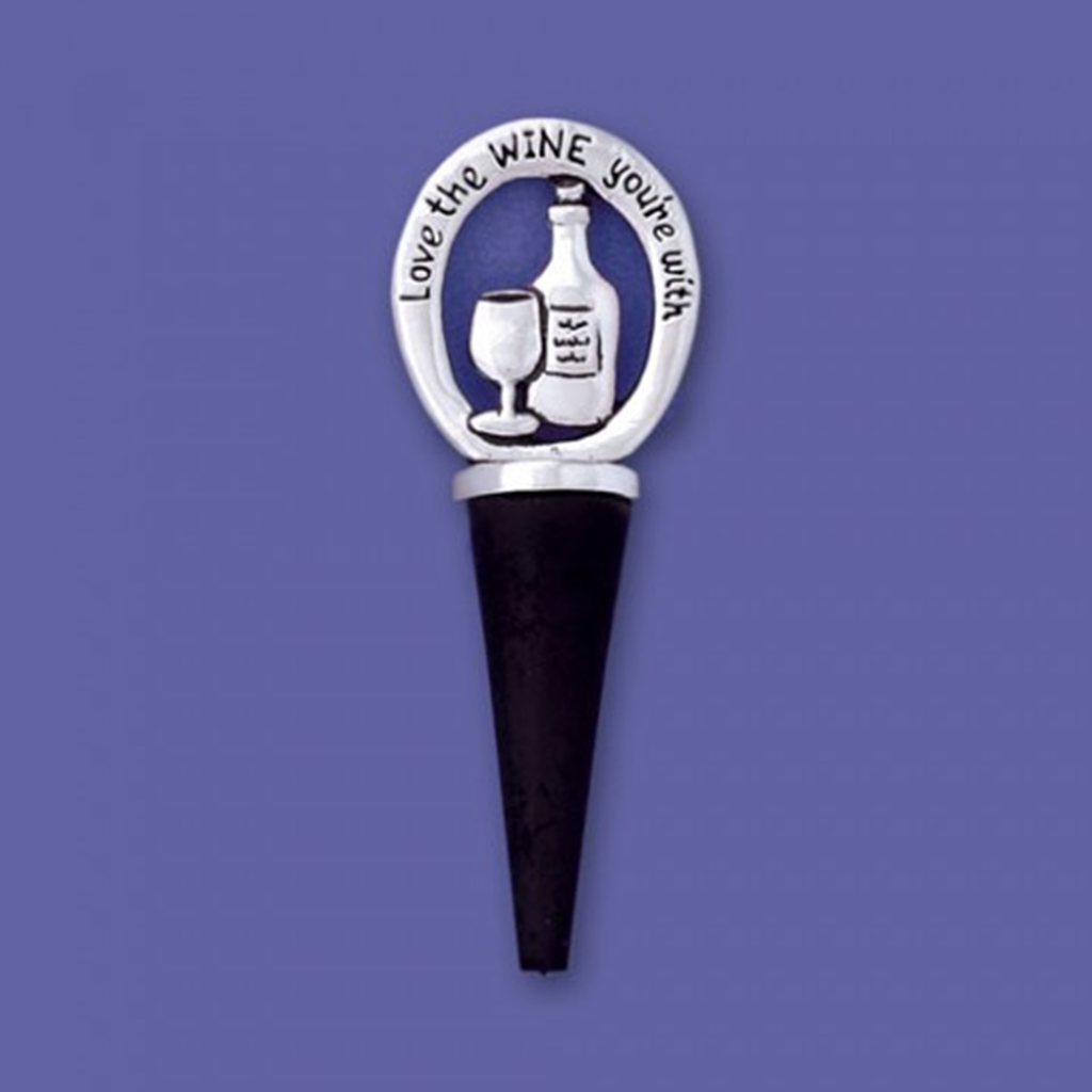 Basic Spirit Canada Bottle Stopper Love The Wine Wine Bottle Stopper