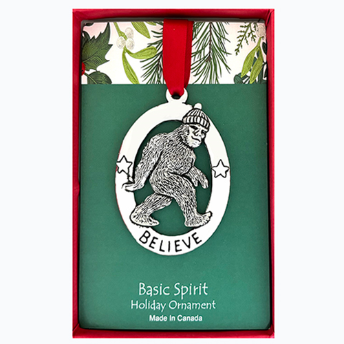 Basic Spirit Canada Christmas ornament Believe Pewter Christmas Ornaments