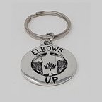 Basic Spirit Canada Christmas ornament Elbows Up Pewter  Elbows Up Key Chain