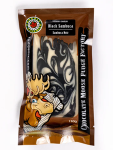 Chocolate Moose Fudge Factory Candy Black Sambuca - 110g Fudge Bar