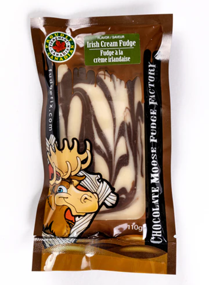 Chocolate Moose Fudge Factory Candy Irish Cream - 110 Fudge Bar