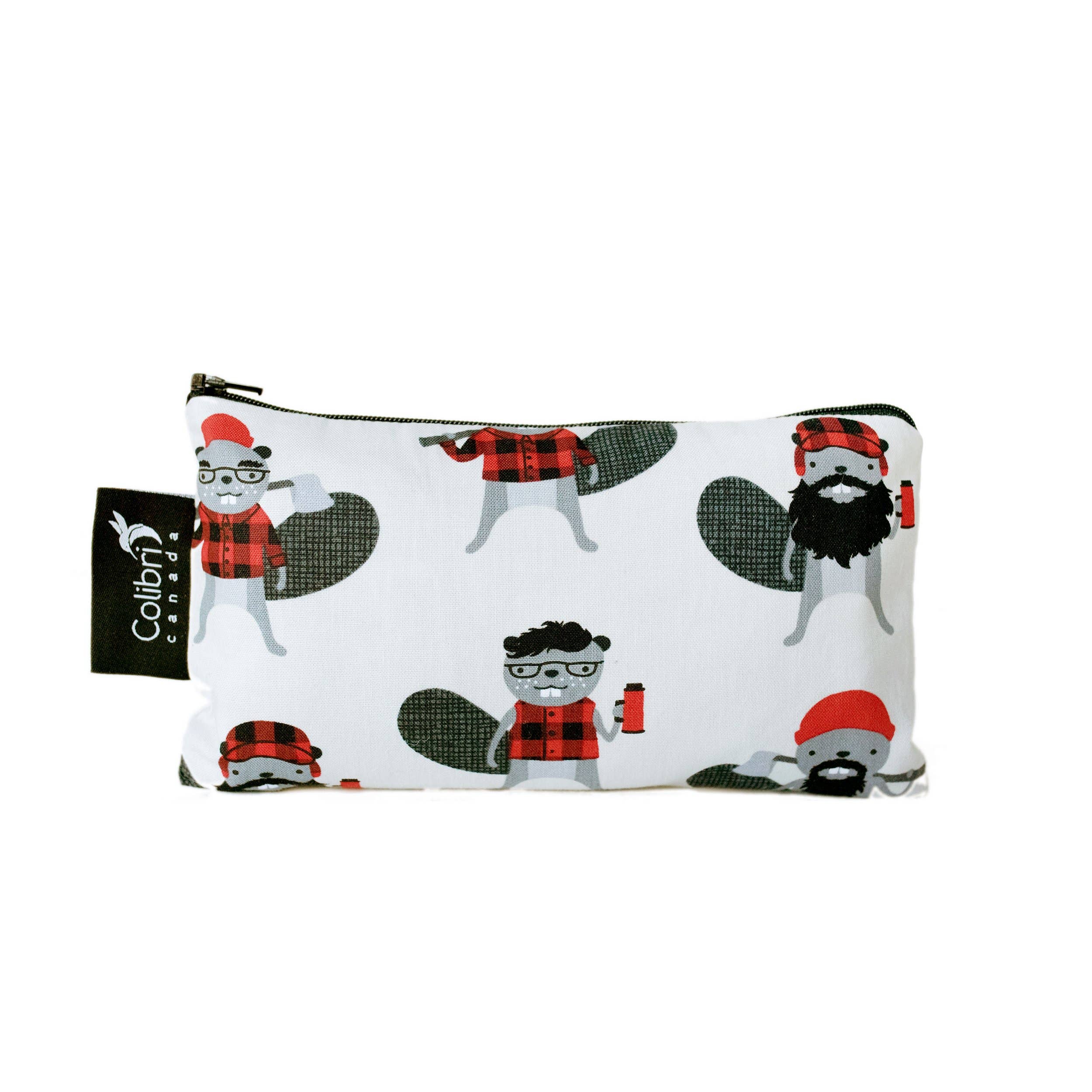 Colibri Canada Beavers Reusable Snack Bag - Medium