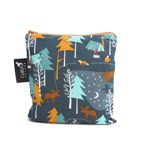 Colibri Canada Camp Out Reusable Snack Bag - Large