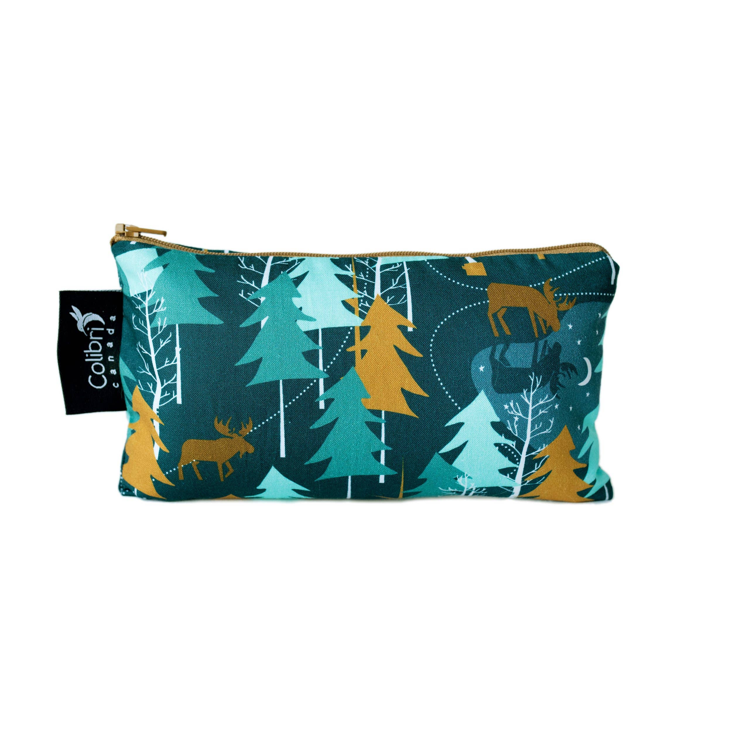 Colibri Canada Camp Out Reusable Snack Bag - Medium