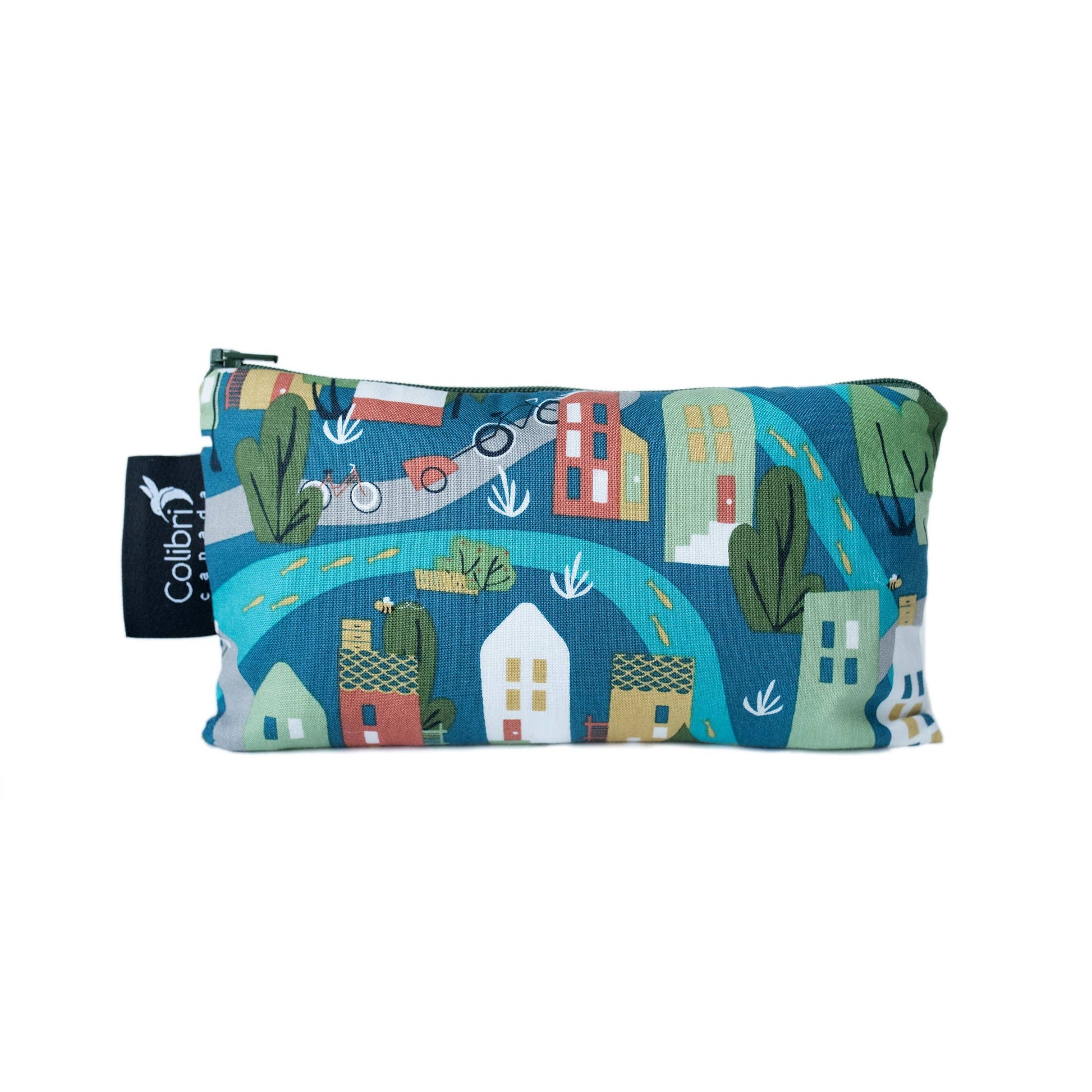 Colibri Canada Urban Cycle Reusable Snack Bag - Medium side view