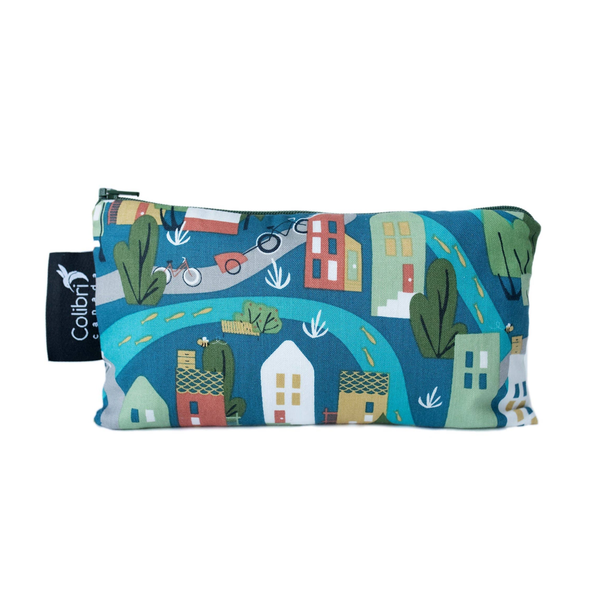 Colibri Canada Urban Cycle Reusable Snack Bag - Medium side view