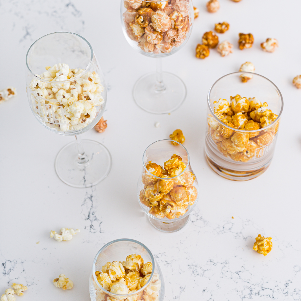 Eatable Popcorn snacks Gourmet Happy Hour Inspired Popcorn
