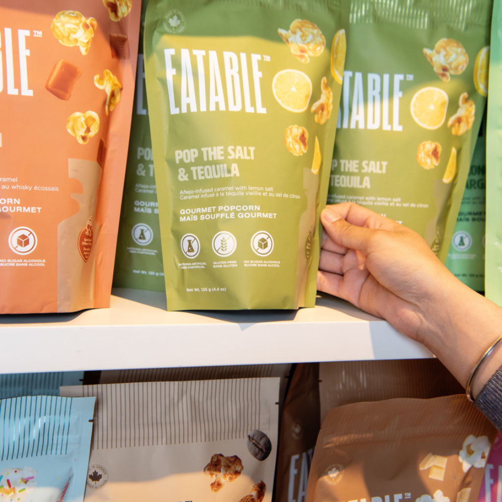 Eatable Popcorn snacks Gourmet Happy Hour Inspired Popcorn