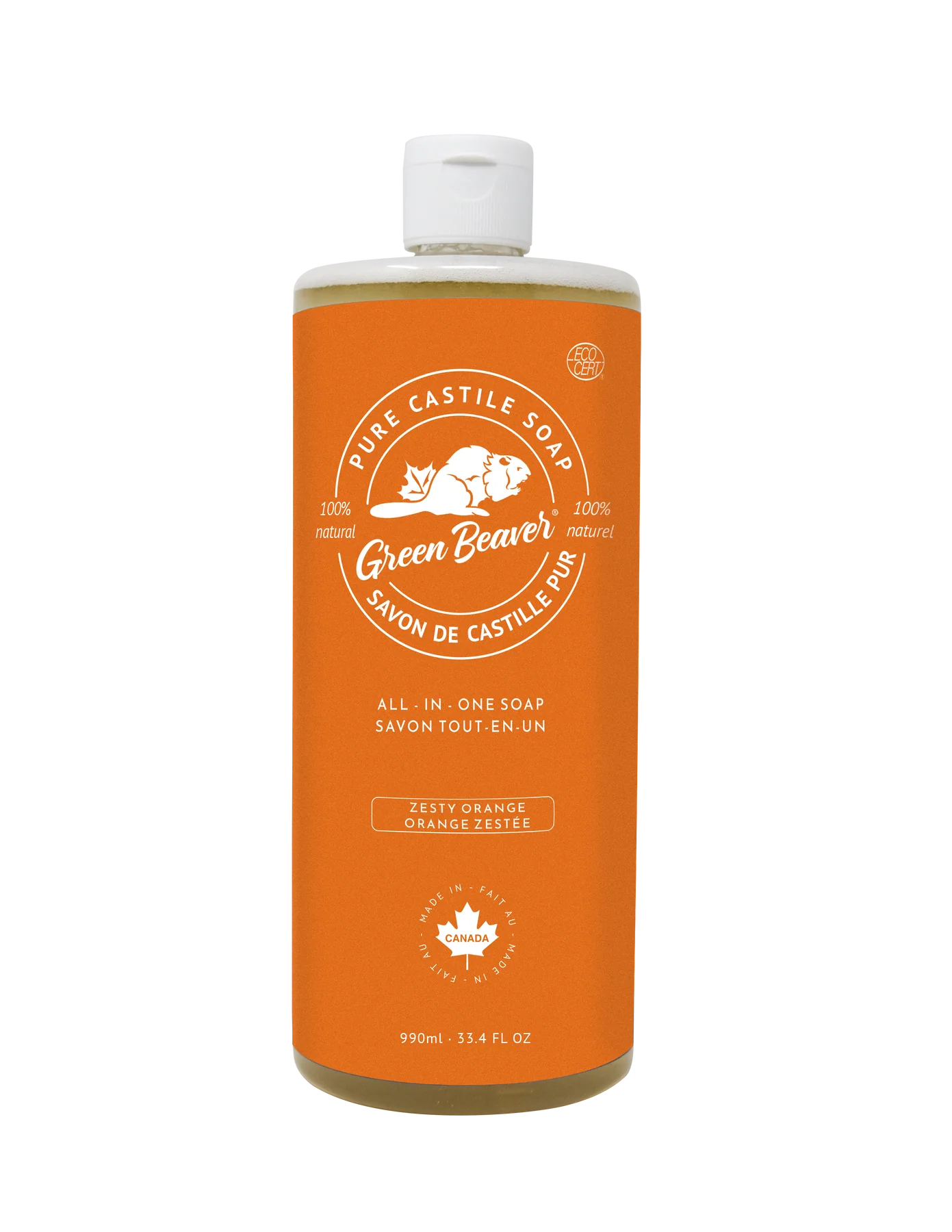 EH-2-ZED All-Purpose Zesty Orange Scented Pure Castile Soap