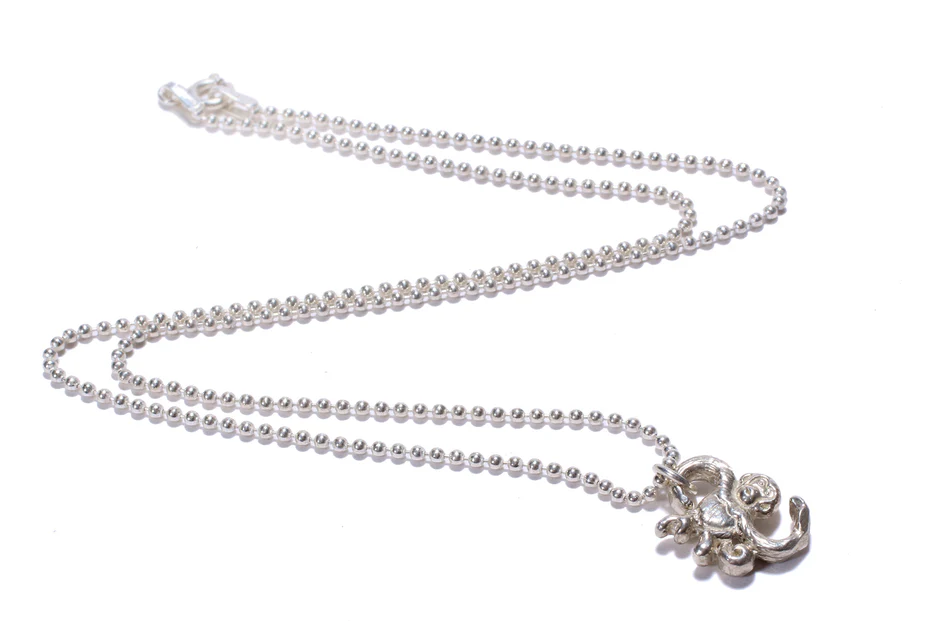 Even Design necklace 1 monkey Monkey Sterling Silver Necklace