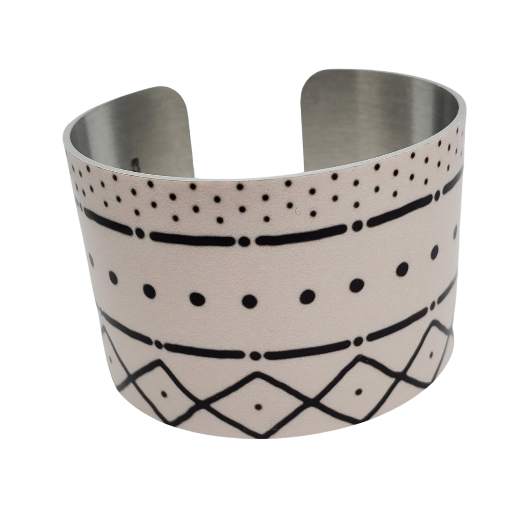 Giftologie jewellery Lrg / A girl should be two things: who and what she wants. Coco Chanel Large Cuff Bracelet
