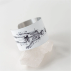 Giftologie jewellery Lrg / To thrive in life you need a wish bone, backbone and a funny bone. Large Cuff Bracelet