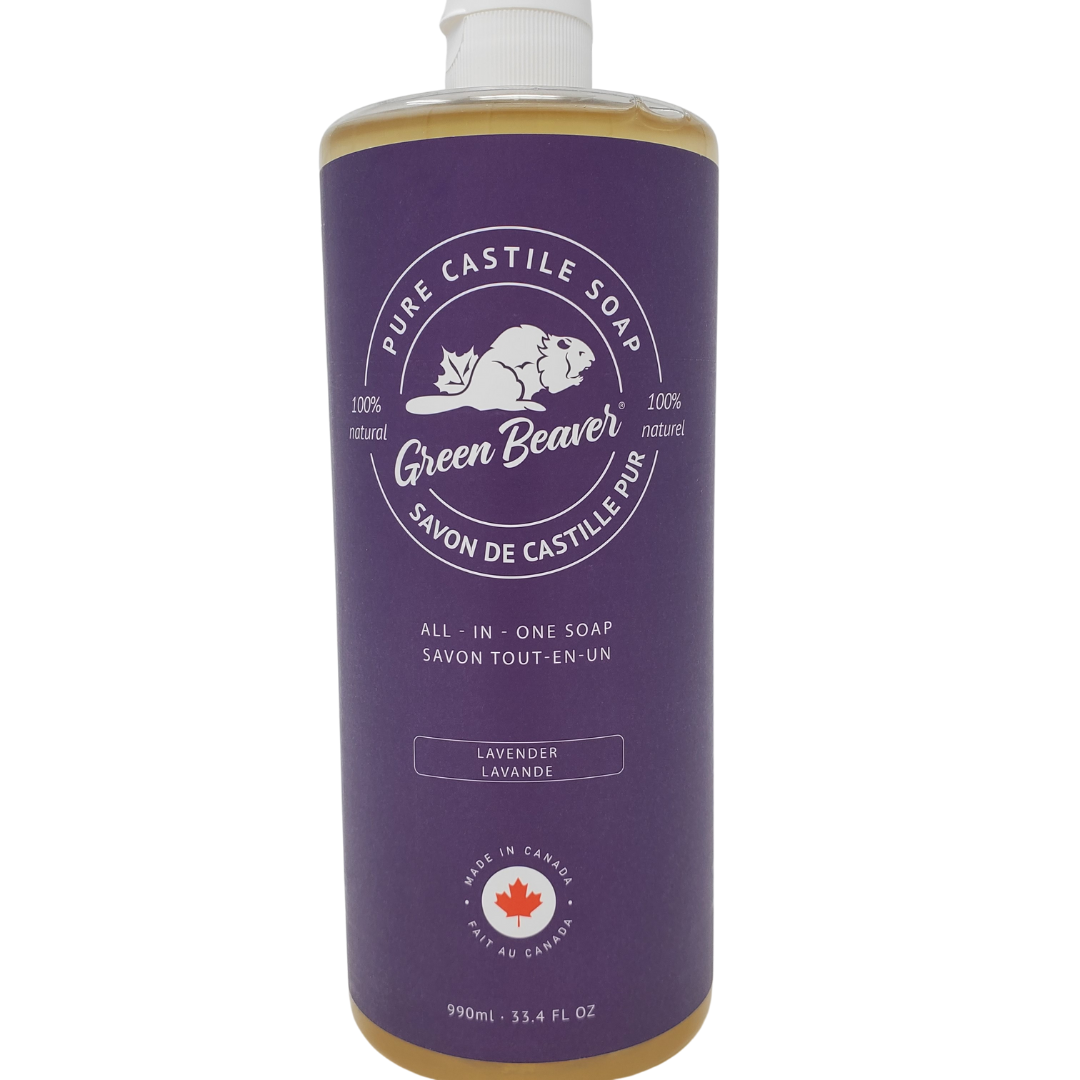 Green Beaver Soap All Purpose Pure Lavender Scented Castile Soap