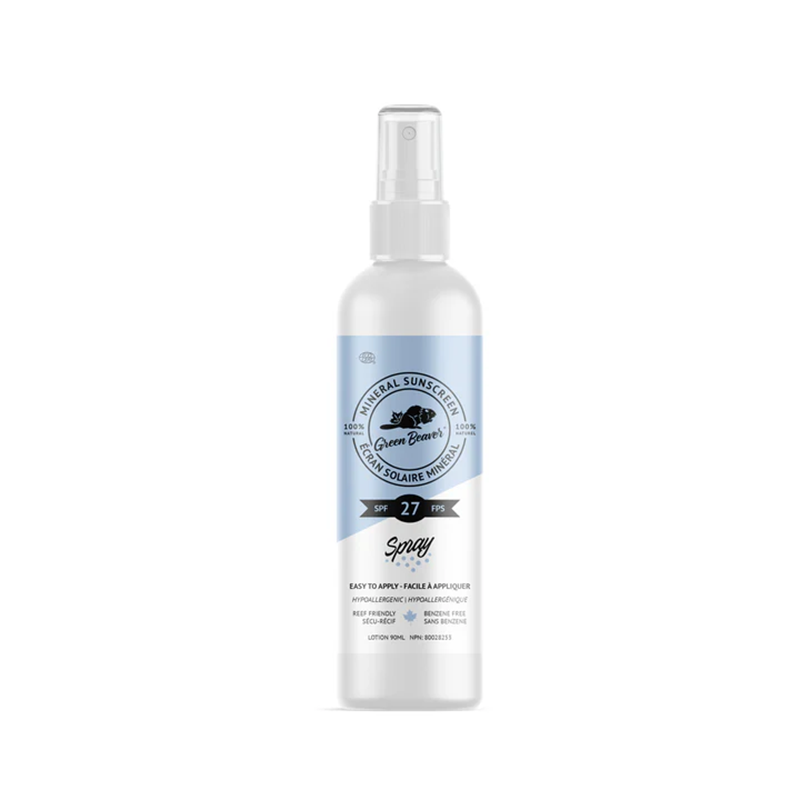 Green Beaver sunscreen Adults / Spray / 27 100% Natural Sunscreens
