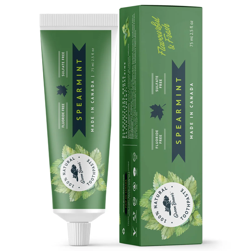 Green Beaver toothpaste Regular / Spearmint 100% Natural Toothpaste