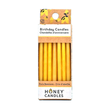 Load image into Gallery viewer, Honey Candles celebrations Natural Birthday Candles
