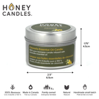 Honey Candles Garage & Outdoors Citronella Beeswax Candle Tin