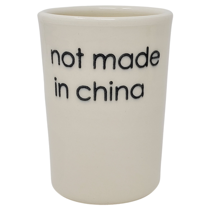 Hugo Didier Kitchen Not Made in China Ceramic Cup (no handle)