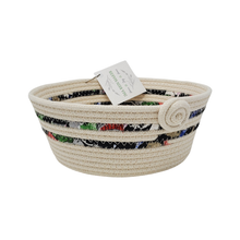 Load image into Gallery viewer, Ima Rein Maker Accessory 5&quot; base / Natural &amp; Coloured Thread - Two Rows / Classic Rope Bowls
