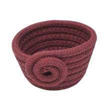 Load image into Gallery viewer, Ima Rein Maker Accessory Tiny / Burgundy / Classic Rope Bowls - Single Colour
