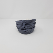 Load image into Gallery viewer, Grey / Classic Rope Bowls stacked
