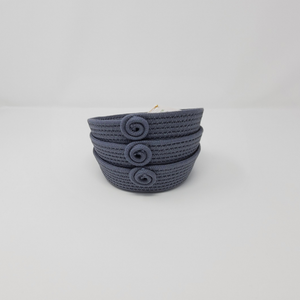 Grey / Classic Rope Bowls stacked