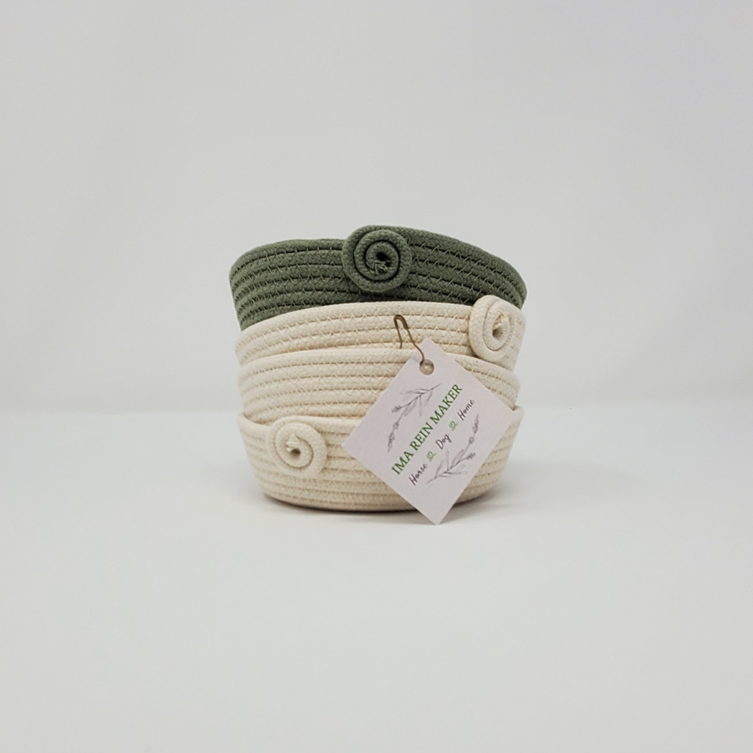 Ima Rein Maker RV Accessory 4" base / Natural / Classic Rope Bowls