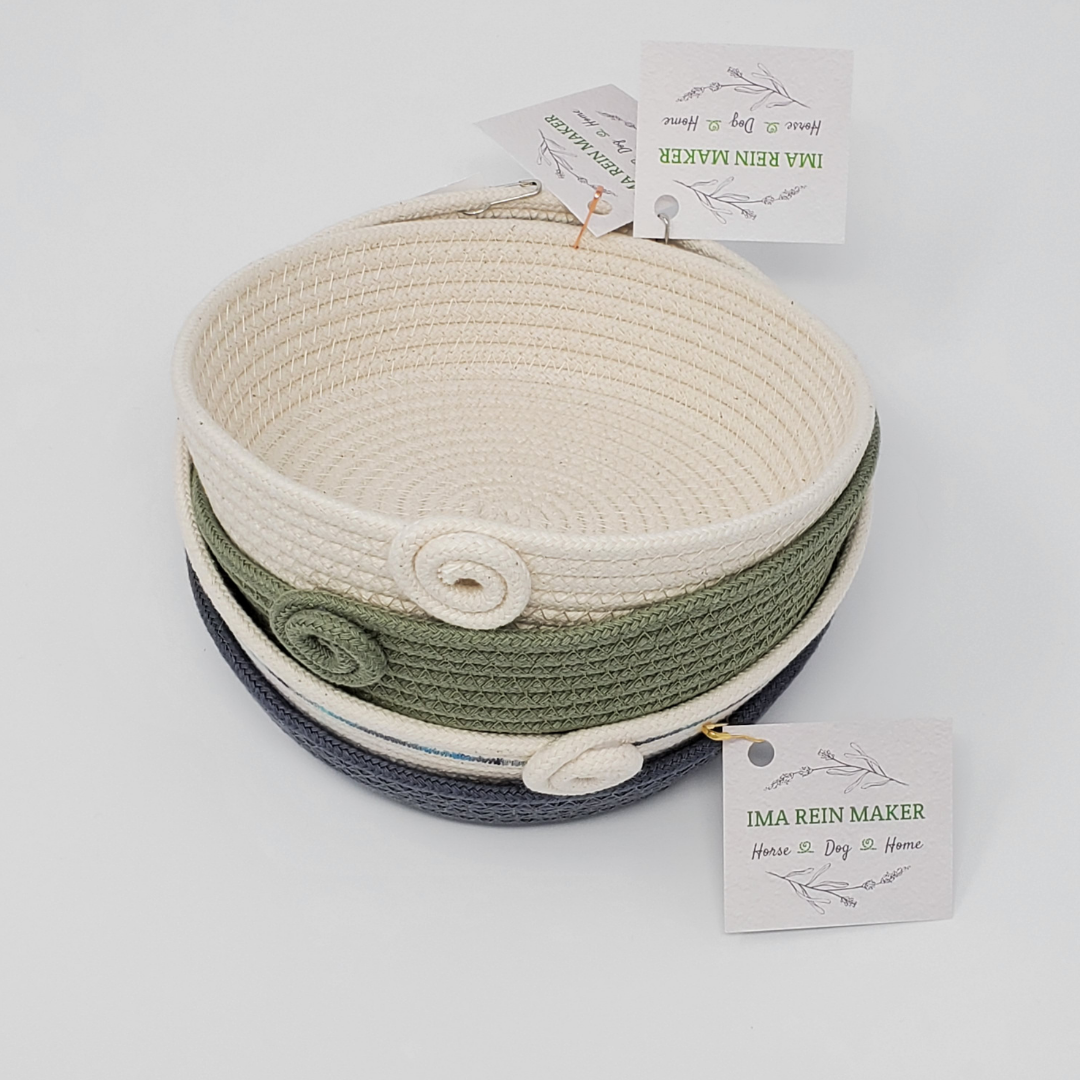 Ima Rein Maker RV Accessory 5" base / Natural / Classic Rope Bowls