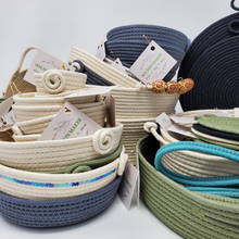 Load image into Gallery viewer, stacked Rope Bowls &amp; accessories
