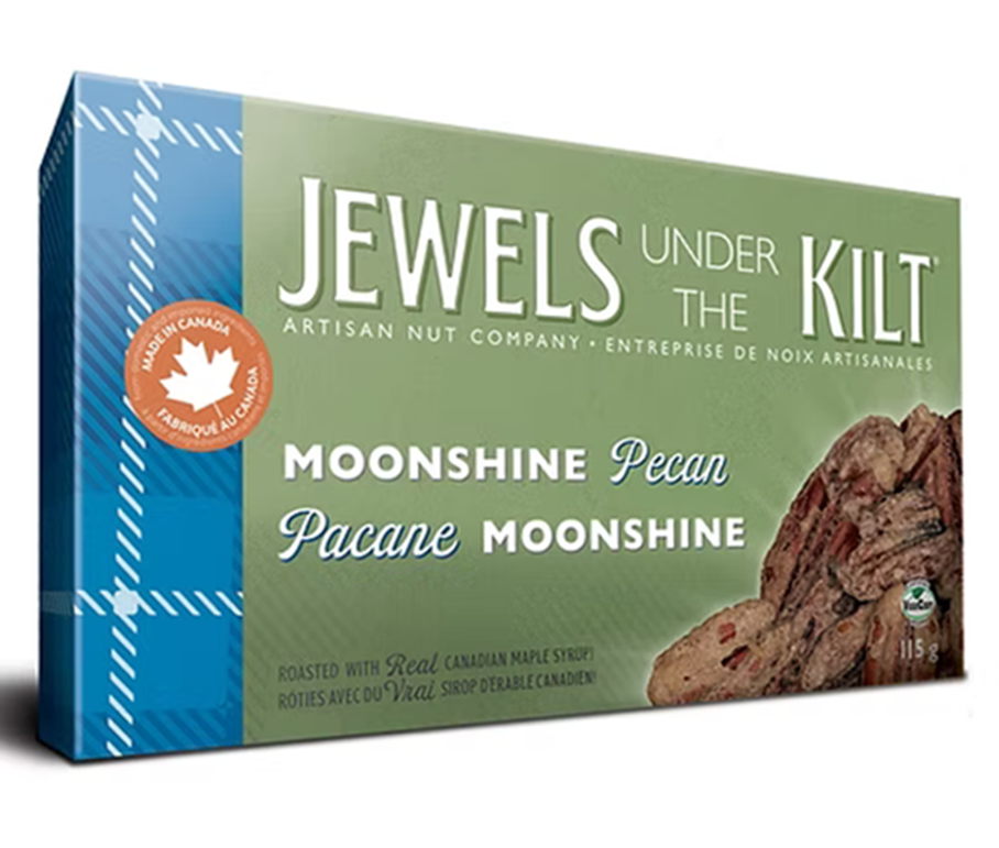 Jewels Under The Kilt snacks 60g Box Moonshine Pecan Snack