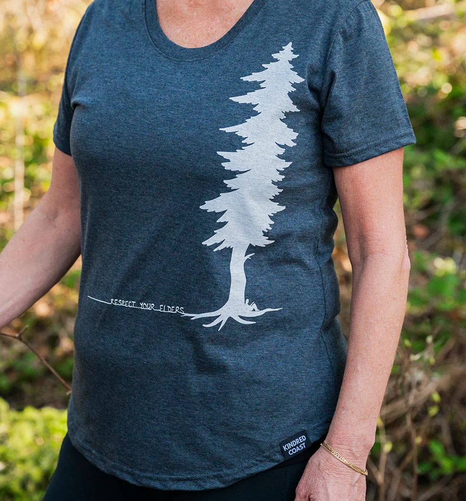 Kindred Coast Clothing 2Xlrg / Charcoal Kindred Coast  Women's T-shirt - Elders
