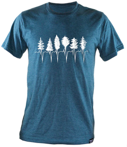 Kindred Coast Clothing medium - classic cut / Treeline-Heather gr Kindred Coast Unisex T Shirts - Treeline