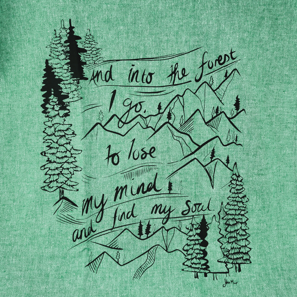 Kindred Coast Kitchen Into The Forest / Evergreen Tea Towels