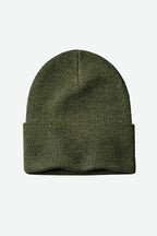 Kootenay Olive Winter Merino Cuffed Beanie