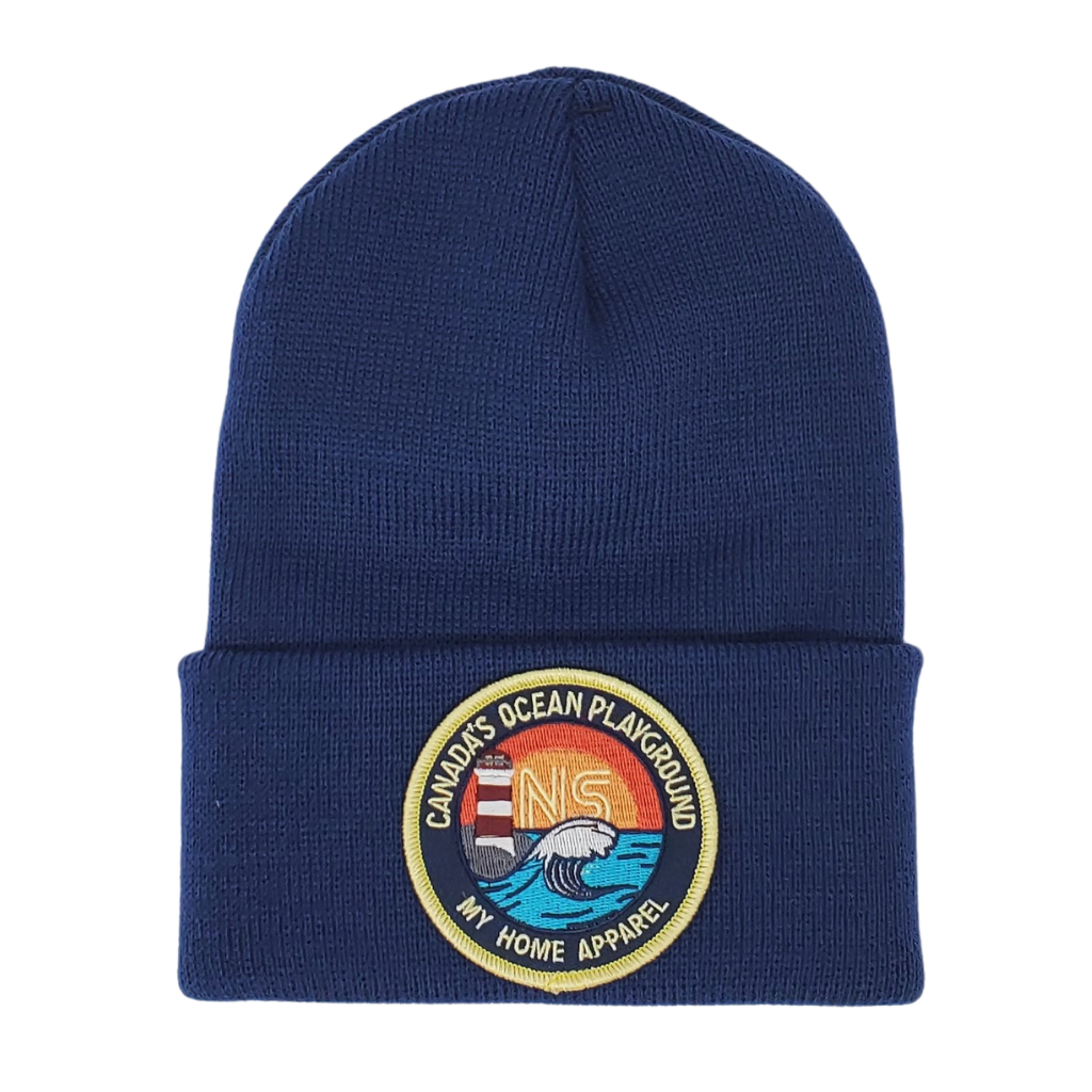 Kootenay Winter Hat Dusk Blue Canada's Ocean Playground Cuffed Beanie - Canadian Made