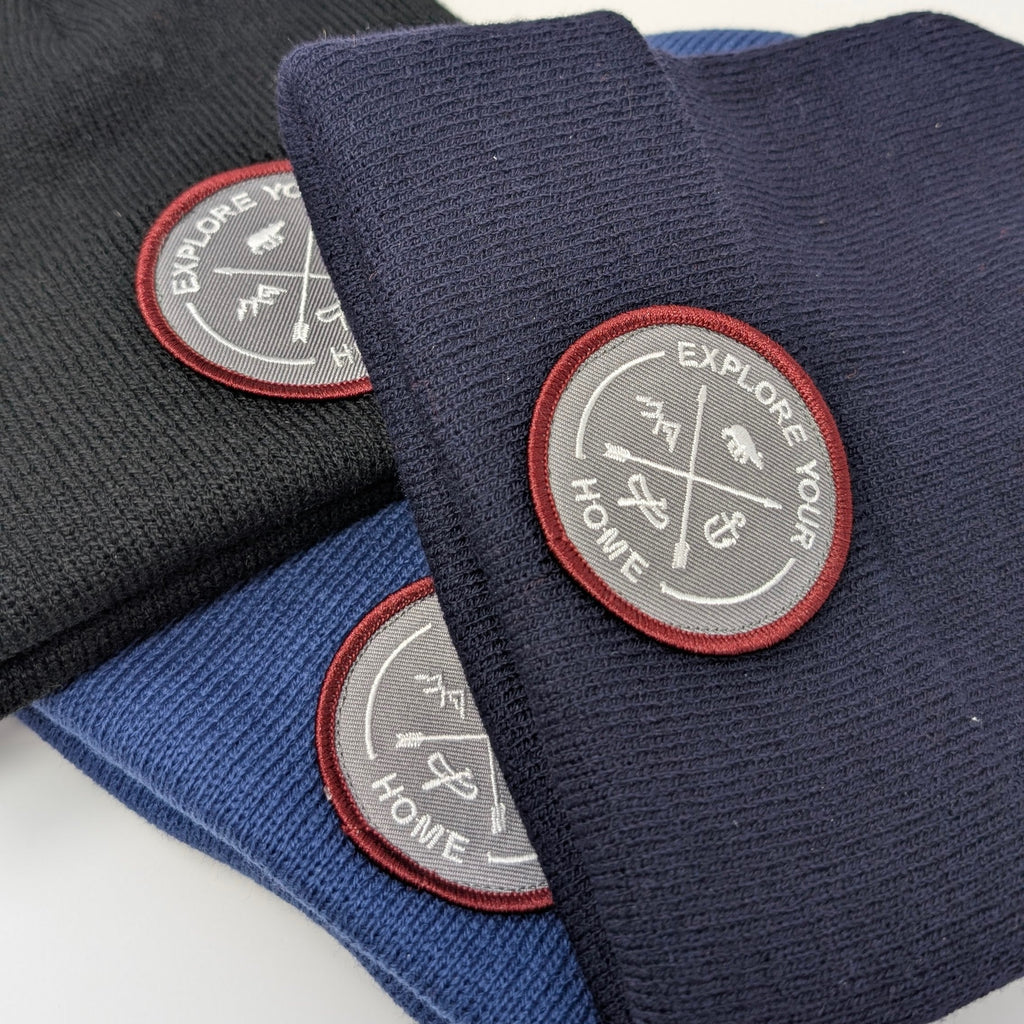 Kootenay Winter Hat Explore Your Home Cuffed Beanie - Canadian Made