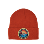 Kootenay Winter Hat Orange Canada's Ocean Playground Cuffed Beanie - Canadian Made