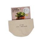 Leaf & Root pot cover 4" / grow you bastard Canvas Plant Pot Covers