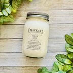 Mackay Candle Company Accessory Lrg 14oz Mason / Holly & Ivy MACKAY Candle Company