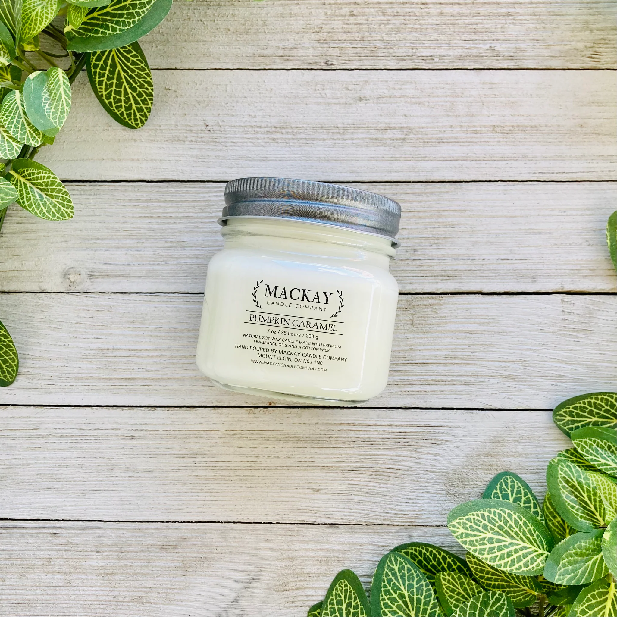 Mackay Candle Company Accessory Sm Mason / Pumpkin Caramel MACKAY Candle Company