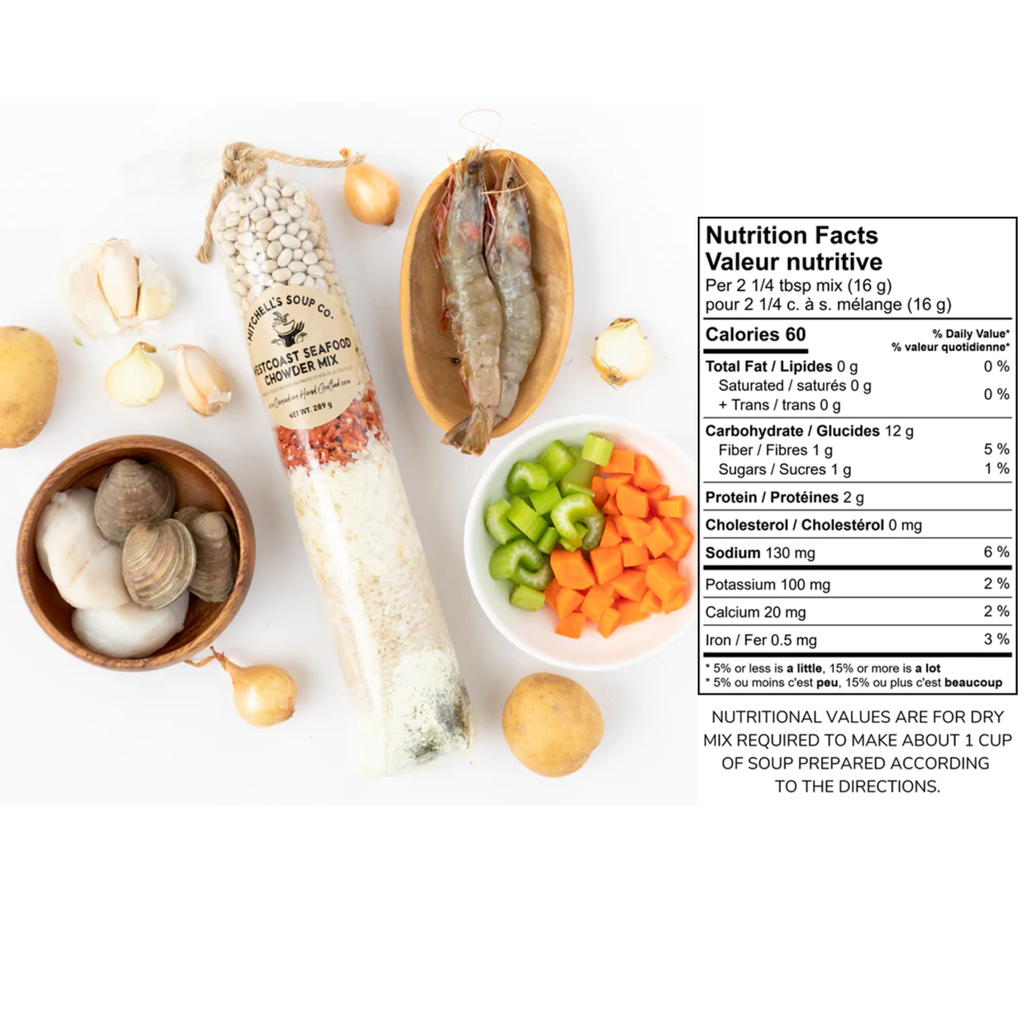 Mitchell Soup Pantry Westcoast Seafood Chowder Mix Mitchell's Soups