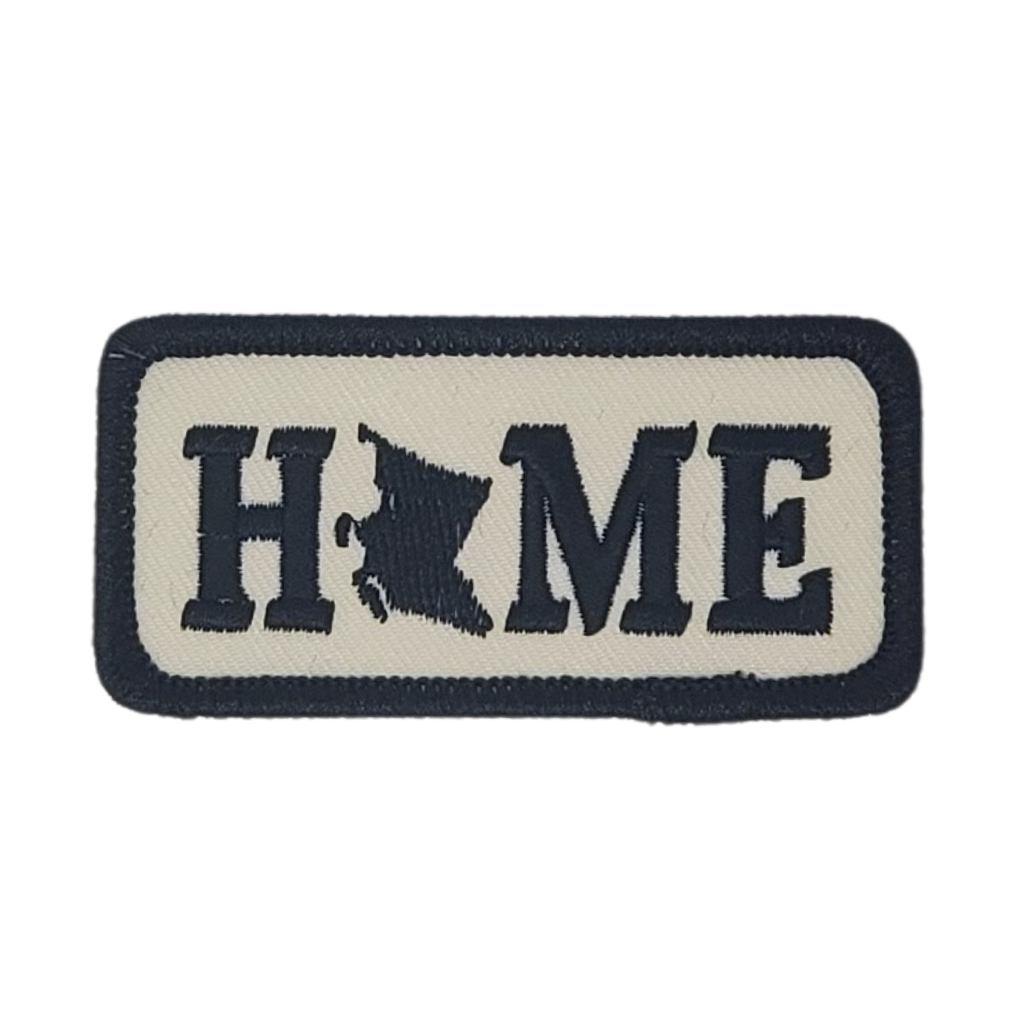 My Home Apparel Patch British Columbia / 9cmx4cm Classic HOME Patch Collection - Made in Canada