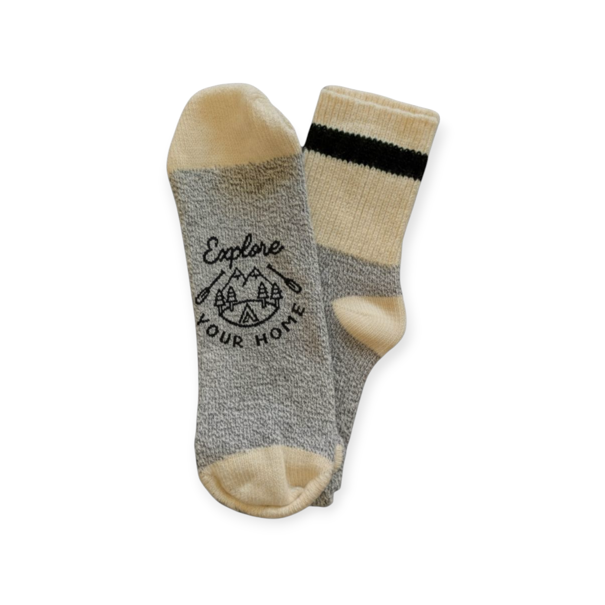 My Home Apparel Socks - Unisex Explore Your Home Cotton Cabin Socks-2 pack